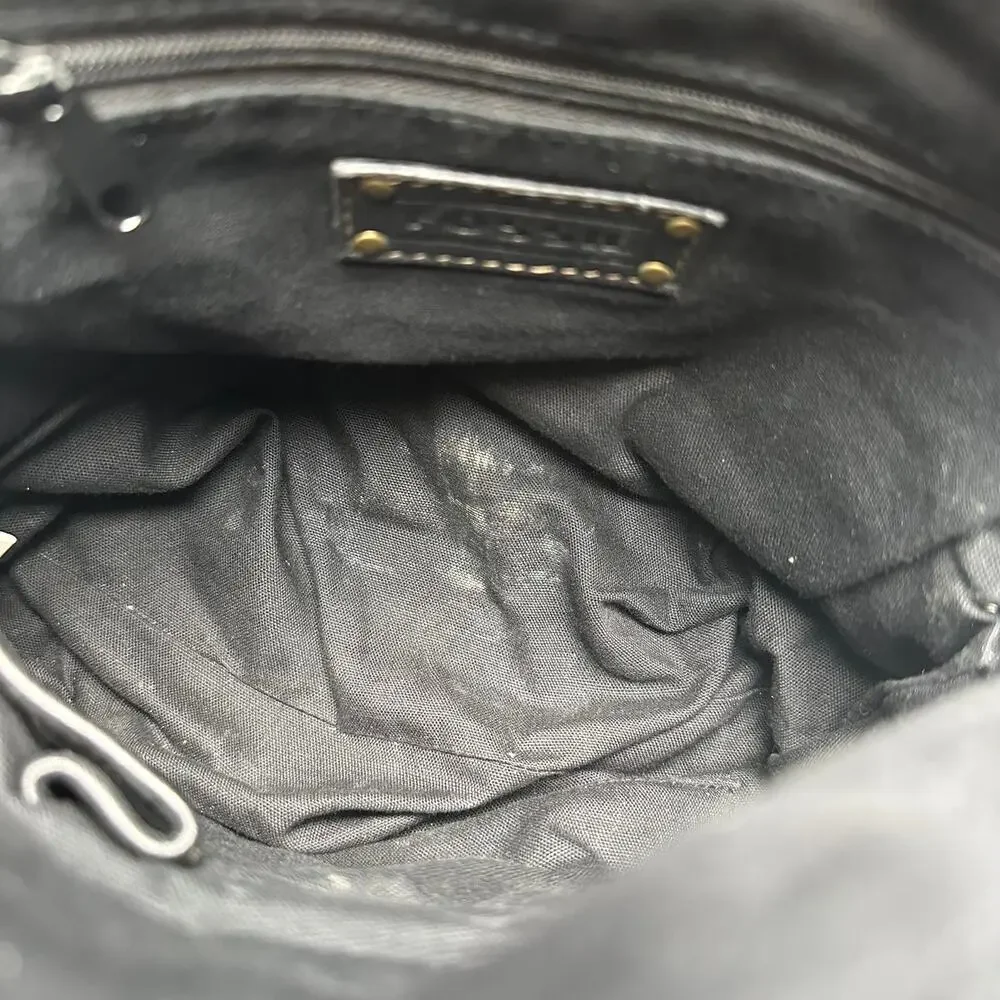 Fossil | Women | Black Soft Leather Minimal Mini Backpack Purse | One Size